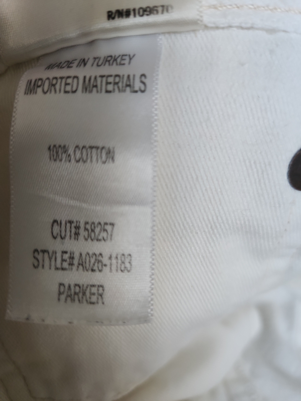 Agolde White Frayed Hem High-Rise Denim Cutoff Shorts - Picture 8 of 9